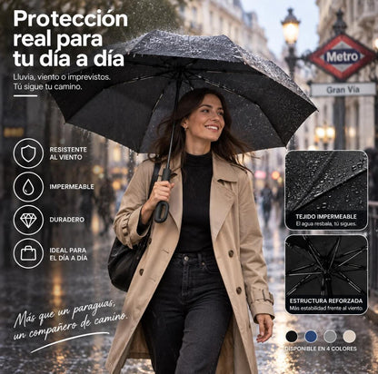 Nuvora - Paraguas automático con enganche